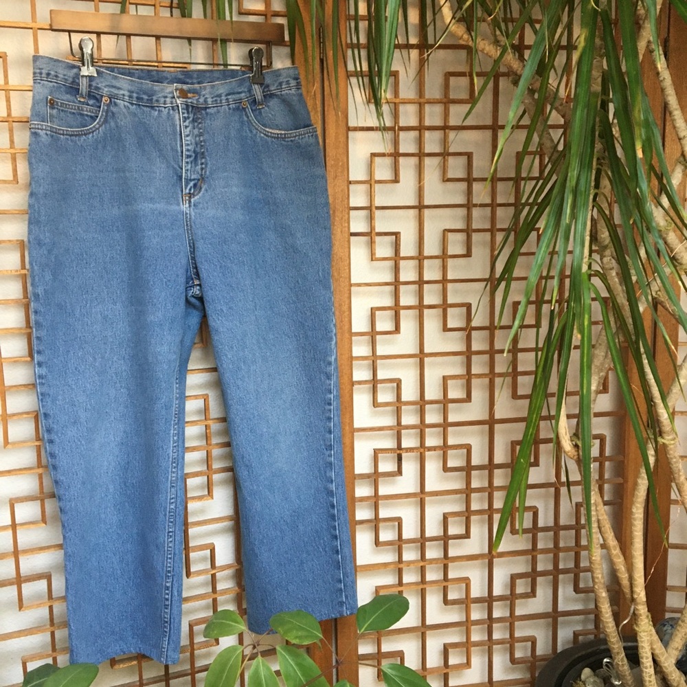 Vintage Pendleton Women High Waist Boyfriend Jeans